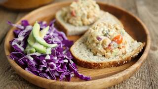 Chickpea Tuna Salad | Easy Vegan Lunch Recipe