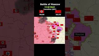 Battle of Moscow #worldwar2 #russia #germany #soviet  #battle #moscow #map #history #animation #war