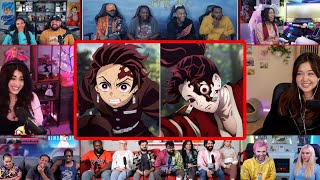 Youtubers React To Tanjiro’s Training Arc | Demon Slayer S3 Ep 2 Reaction Mashup