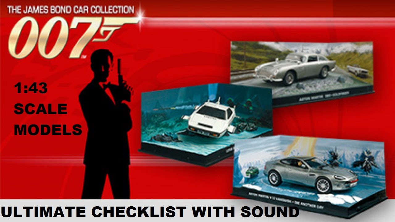 JAMES BOND CAR COLLECTION Checklist Guide All 137 Issues - YouTube