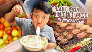 TRADITIONAL Hmong Food at HMONG VILLAGE in St. Paul, Minnesota | 100 Foods to Eat Before You Die #66