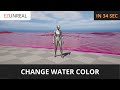 Unreal Engine 5 Quick Tutorial: How To Change Water Color (Water Plugin)