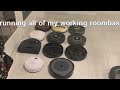 special video for 200 subscribers my entire collection of robot vacuums