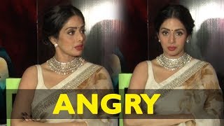 OOPS! Mom Actress Sridevi Gets Angry At Reporter When His Phone Rings