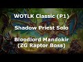 Shadow Priest solo Mandokir in Wotlk Classic P1