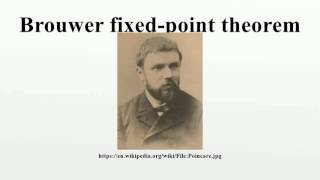 Brouwer fixed-point theorem