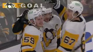 Penguins @ Bruins | Guentzel scores from Sid and Letang! to take a 3-2 lead!