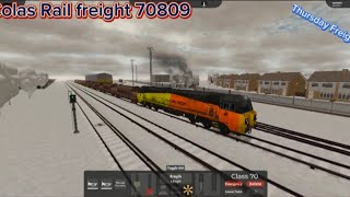 Thursday Freight (Colas 70809) + JJA Hoppers