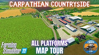 CARPATHIAN COUNTRYSIDE - Map Tour - Farming Simulator 22