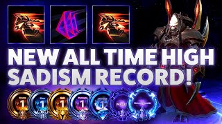 Alarak Deadly Charge - NEW ALL TIME HIGH SADISM RECORD! - Bronze 2 Grandmaster S3 2022