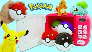Finding Pokemon and Surprise Toys Using the Magic Toy Microwave Playset!