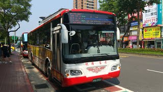 (4K) 桃園客運702/L605A路 往大溪/新屋 林口長庚醫院出站(KKA-3922/KAE-309)