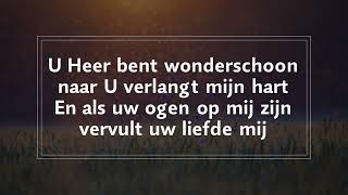 Opwekking met tekst 205 U Heer bent wonderschoon kort