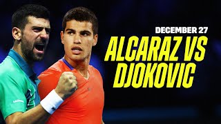 HIGHLIGHTS | Novak Djokovic vs. Carlos Alcaraz (Riyadh Season Tennis Cup)