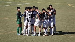 済美vs帝京第五　後半　Ｅ１　令和５年11月19日　愛南町あけぼのグランド　愛媛県サッカー協会第２種広報撮影