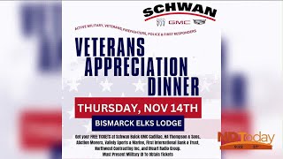 ND Today: Schwan Turkey Military Dinner