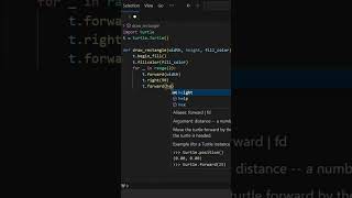 How to Draw Rectangle With Python | Turtle