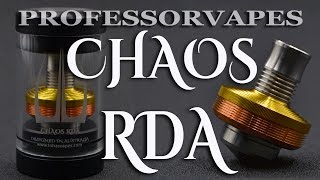 UFO ? ~Chaos RDA Dripper from lohasvapes awsome airflow \u0026 flavour lovely vape ~ full coil build