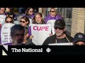 Ontario education workers launch strike in defiance of province's ban