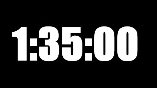 1 HOUR 35 MINUTE TIMER • 95 MINUTE COUNTDOWN TIMER ⏰ LOUD ALARM ⏰