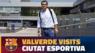 Ernesto Valverde takes the first look at the Club’s training ground