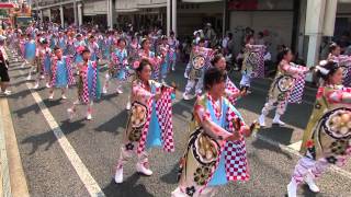 第62回よさこい祭り(2015/8/10)「梅乃連(梅ノ辻町内会踊り子連)」