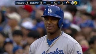 LAD@TOR: Puig drives in Ellis with an RBI single