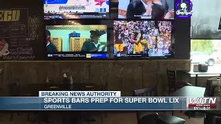 Local businesses in the East are gearing up for large Super Bowl crowds