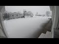 snowfall timelapse feb 4 2021