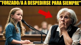 ELLA FUE OBLIGADA A DESPEDIRSE DE SU ABUELA PARA SIEMPRE    HASTA QUE SE LEVANTÓ EN EL TRIBUNAL Y RE