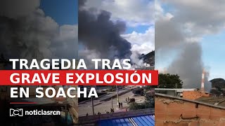 Tragedia en Soacha tras la fuerte explosión de una polvorería