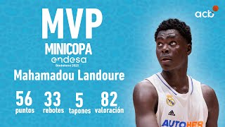 Dominante MAHAMADOU LANDOURE en la victoria del Real Madrid | Minicopa Endesa Badalona 2023