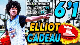 HOW TO MAKE THE NEXT FUTURE STAR POINT GUARD OF ELLIOT CADEAU BUILD IN NBA 2K24 NEXT GEN