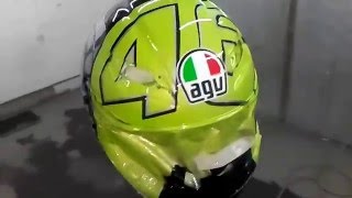 Rossi VR46 AGV Corsa Winter Test helmet REPLICA