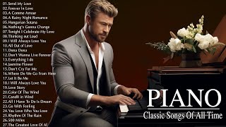 [ 8 Hour ] Most Famous Beautiful Piano Melodies - Best Relaxing Piano Instrumental Love Songs Ever