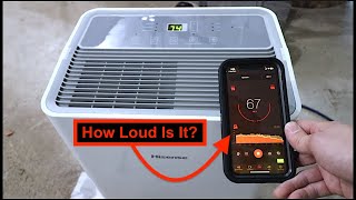 Hisense 50 pint dehumidifier Unboxing & Review | dh7021k1w