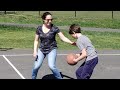 Unedited Basketball Footage between Mom and Son 🤫🏀 1v1