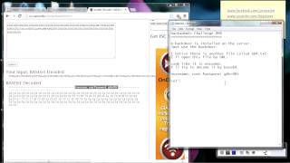 Hackademic Challenges 008 backdoor base64 encode decode