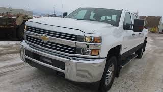 GovDeals: 2017 Chevrolet Silverado 2500HD 4WD CREW CAB PICKU