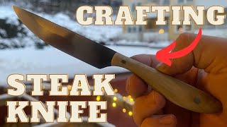 Crafting My First Steak Knife: A Beginner's Journey into Knife Making