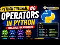 Python Tutorial #6 | Arithmetic, Logical, Comparison & Assignment Operators in Python 🐍💻