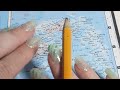 asmr ~ fiji history u0026 geography ~ soft spoken map tracing page turning