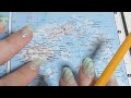 asmr ~ fiji history u0026 geography ~ soft spoken map tracing page turning