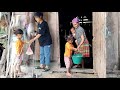 Taking an orphaned girl to work as a hired laborer in exchange for rice to feed her little sister