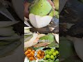 Satisfying coconut cutting skills #shorts #asmr #fruit #satisfying #streetfood #amazing