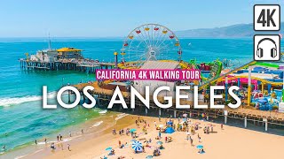 LOS ANGELES, California 4K Walking Tour - Captions & Immersive Sound [4K Ultra H