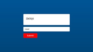 Captcha with JavaScript HTML CSS | HTML CSS JavaScript Captcha @raselcoder