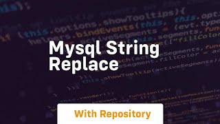 mysql string replace