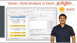 Using Solver In Excel Ms Excel Learning Tutorial Md Bytes Mp3 Mp4