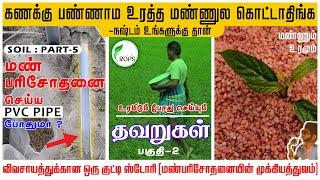 மண் பரிசோதனை மூலம் விளைச்சலை அதிகரிக்கலாமா ? | மண்ணிற்க்கும் உரத்திற்க்கும் என்ன தொடர்பு ? | TCG |